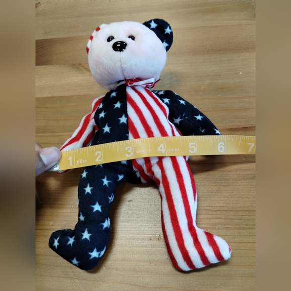 ✓Ty Beanie Baby - SPANGLE the Bear White Face (Stuffed Animal) - Picture 15 of 15